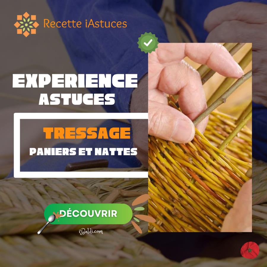 Art du Tressage Marocain: Secrets des Paniers et Nattes