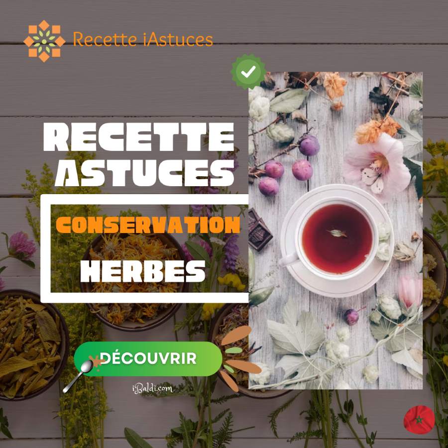 Conservation des Herbes pour des Tisanes Maison 