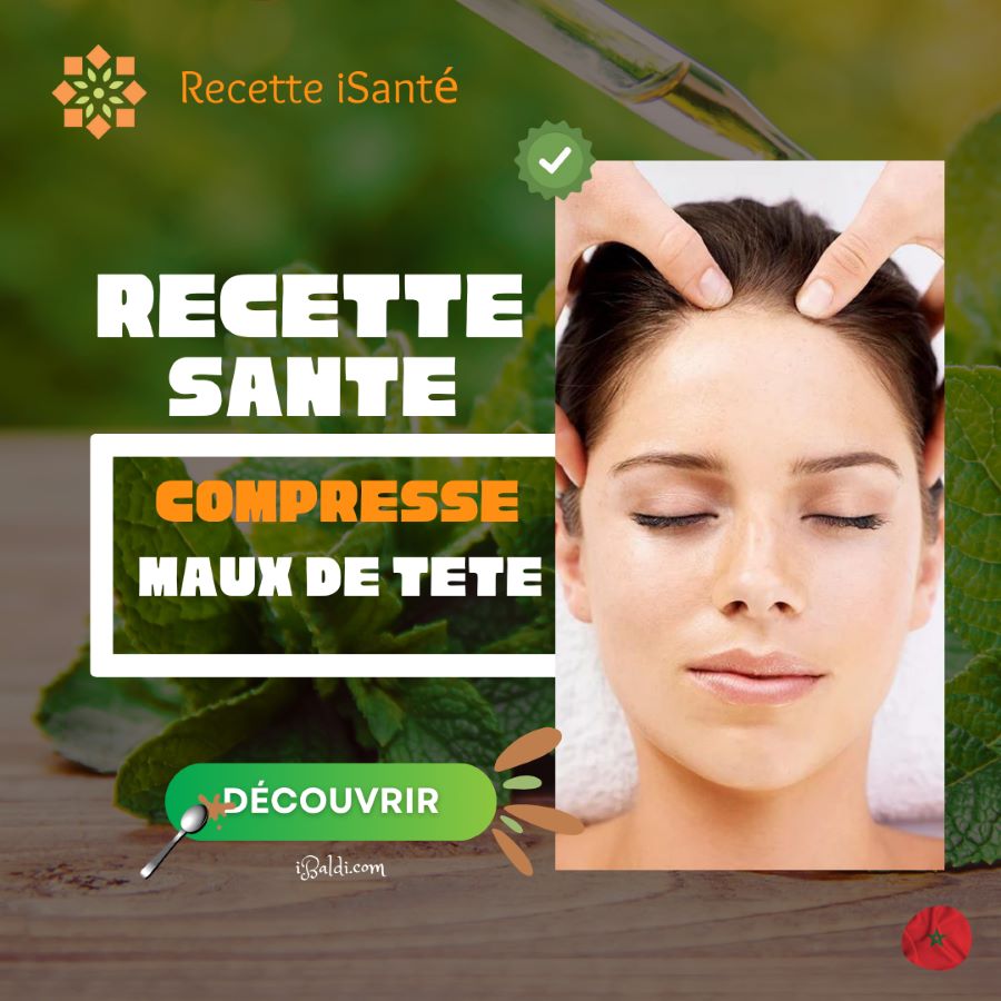 Compresse à la Menthe Poivrée contre les Maux de Tête