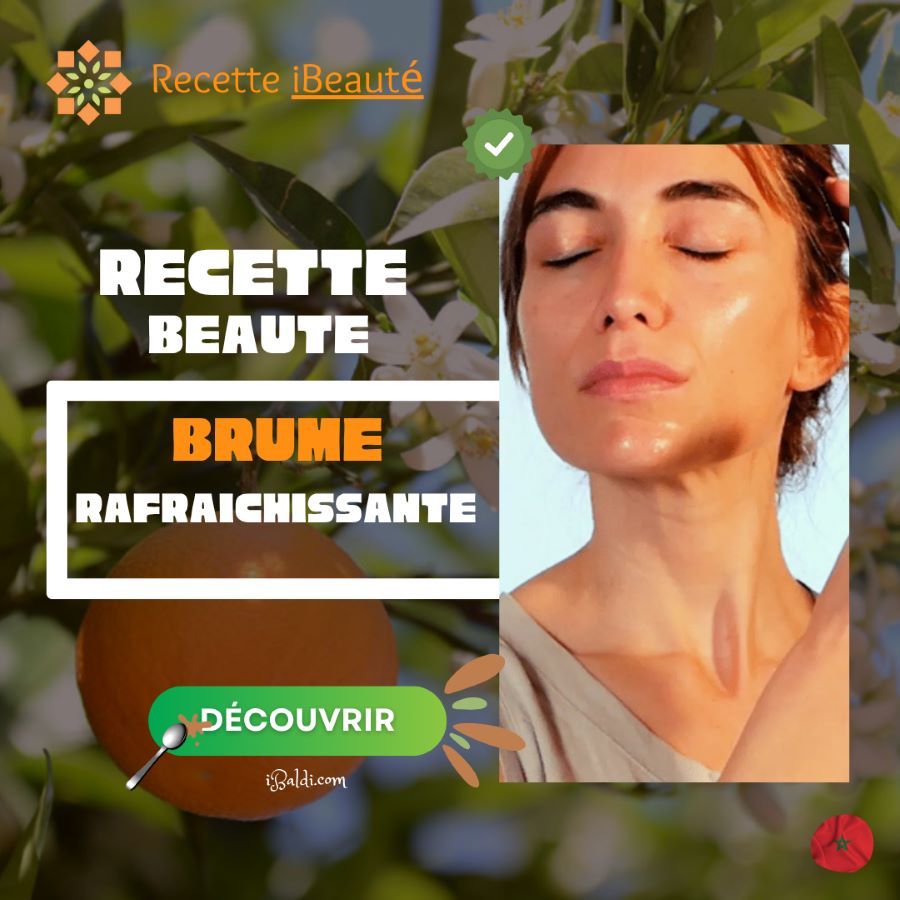 Brume Faciale Rafraîchissante à la Fleur d’Oranger