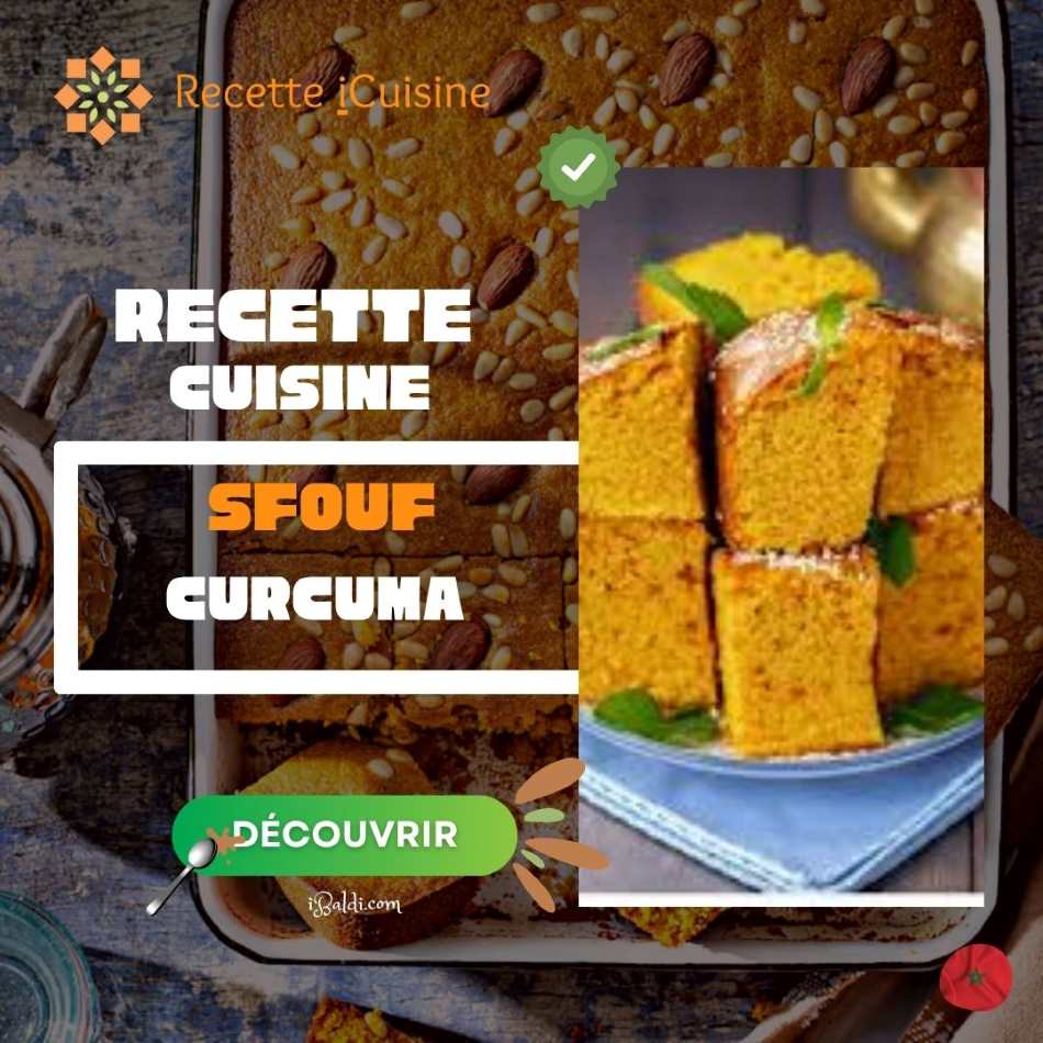 Sfouf au Curcuma : Gâteau Sec au Goût Ensoleillé