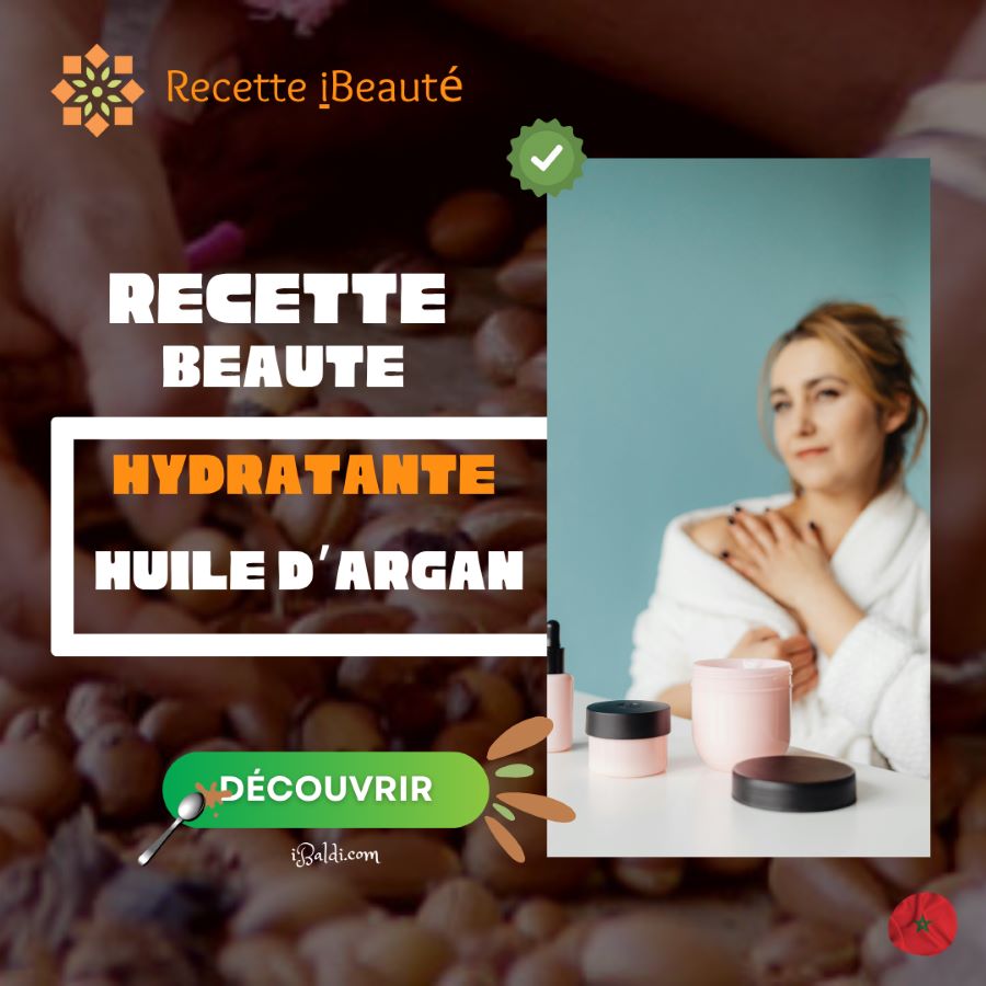 Crème hydratante au beurre de cacao et huile d’argan