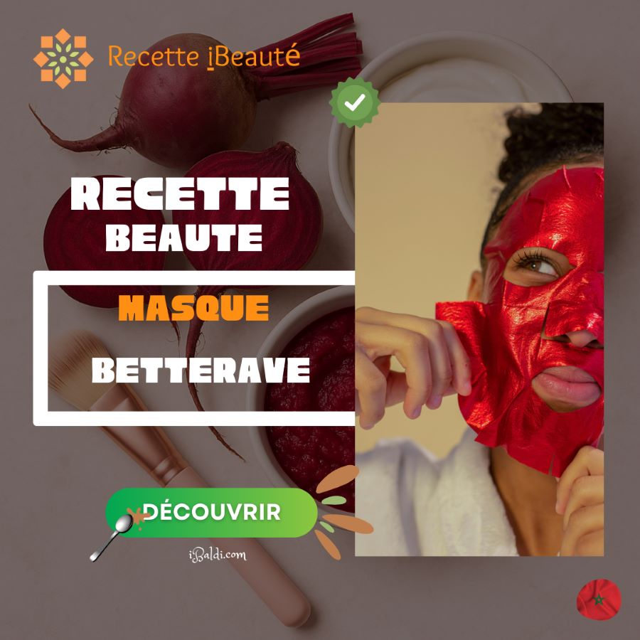 Masque coup d’éclat à la betterave et à la crème fraîche