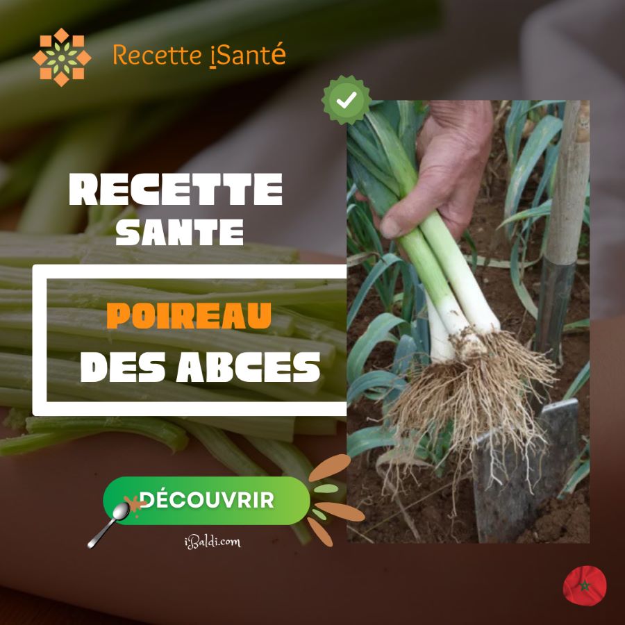 Cataplasme de poireau pour les abcès