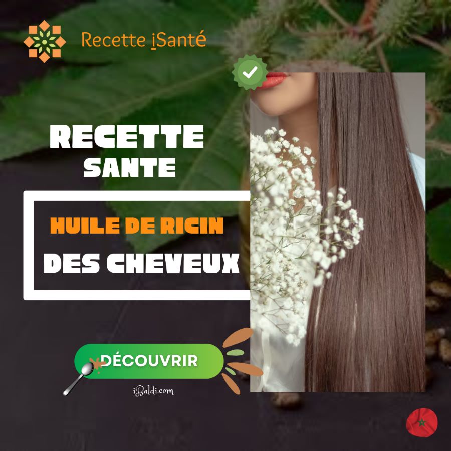 Huile de ricin pour la croissance des cheveux