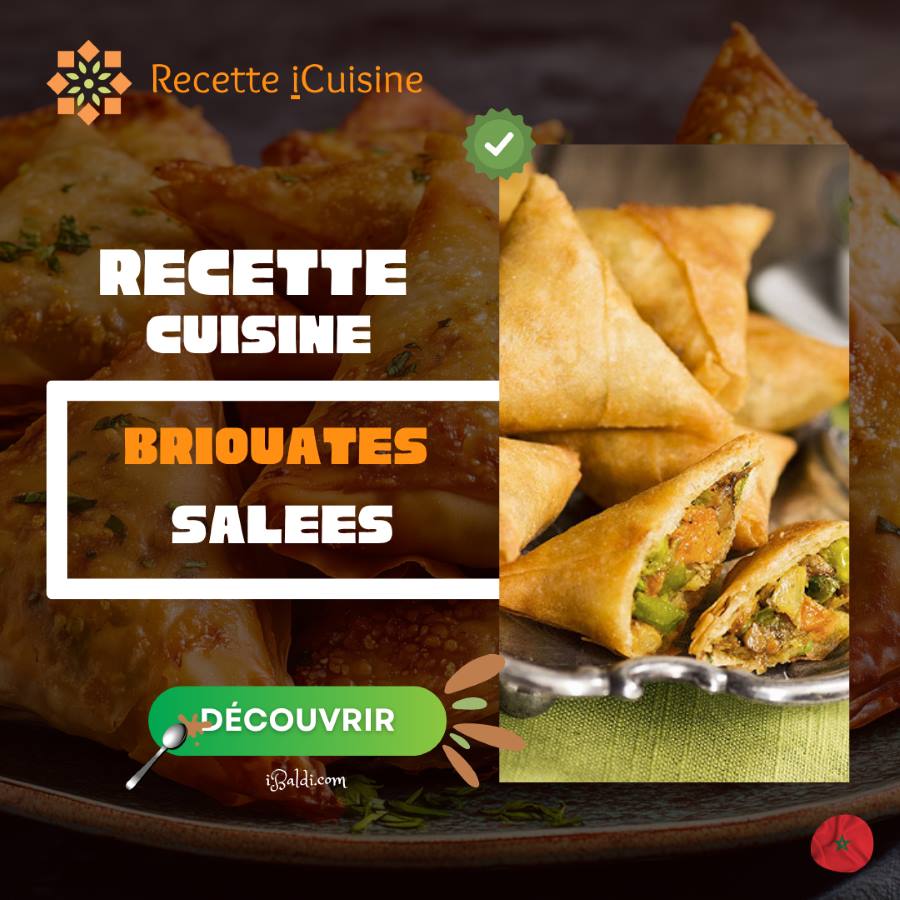 Briouates salées : feuilletés farcis à la viande ou aux légumes
