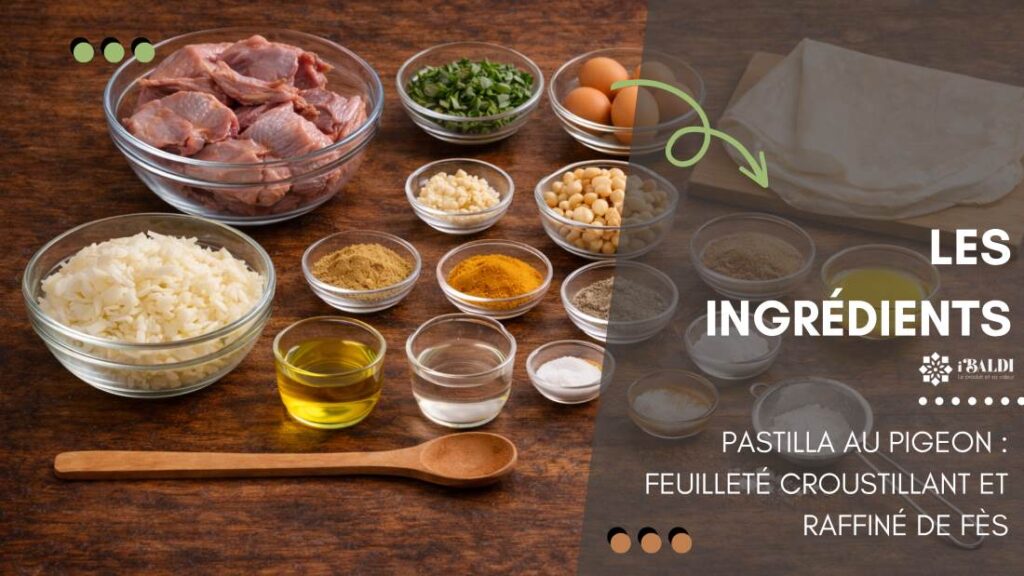 Pastilla au pigeon : feuilleté croustillant et raffiné de fès