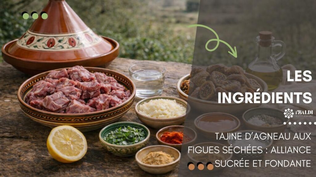 Tajine d’agneau aux figues séchées : alliance sucrée et fondante