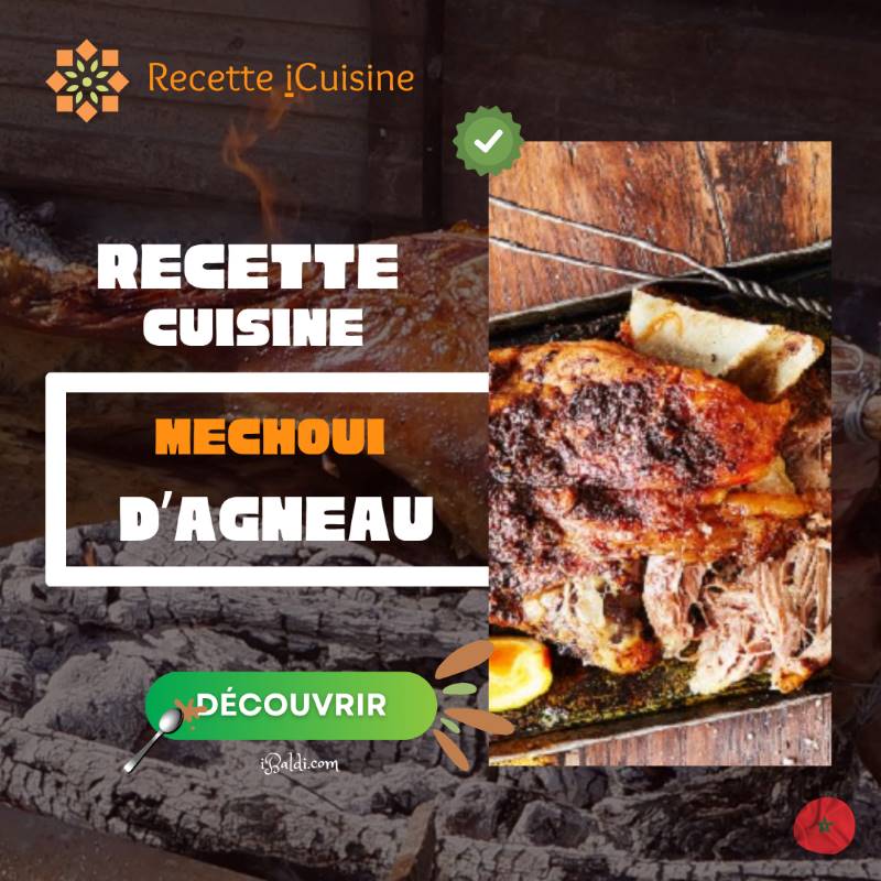Méchoui d’agneau : rôti lentement aux épices et au feu de bois