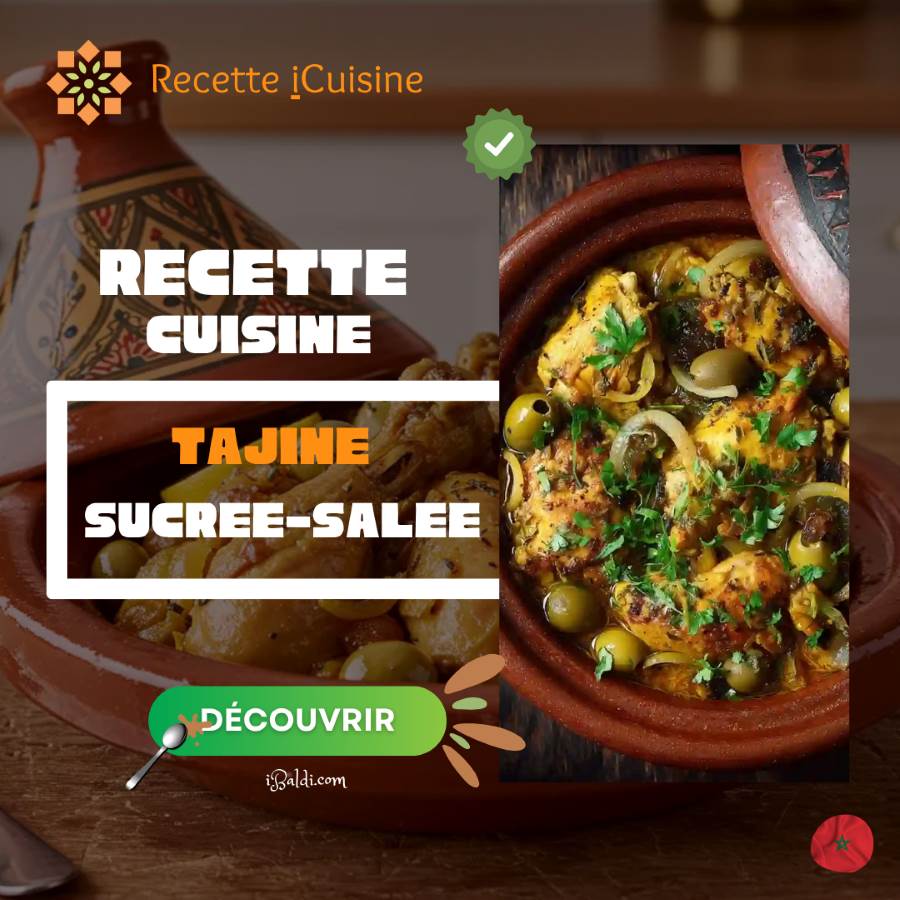 Tajine de poulet au citron confit et aux olives : harmonie sucrée-salée incontournable
