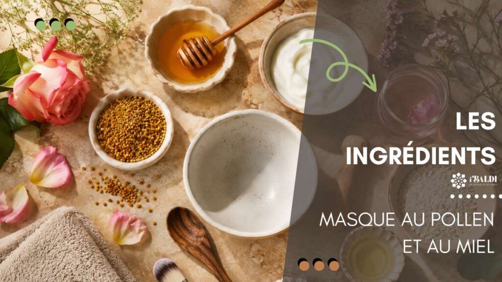 Masque au pollen et au miel