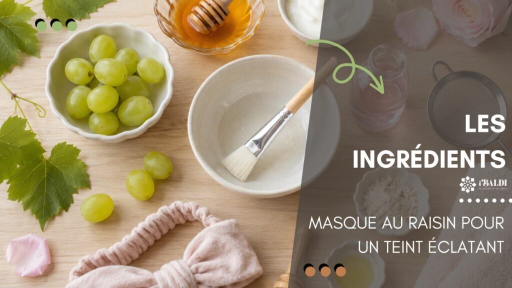 Masque au raisin pour un teint éclatant