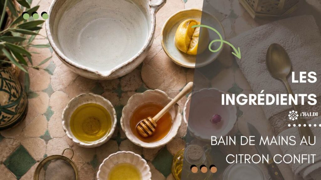 Bain de mains au citron confit