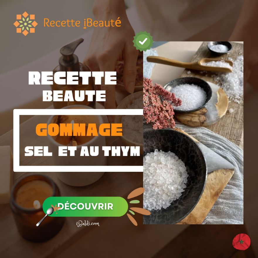 Gommage méditerranéen au sel de mer et au thym : le secret d’une peau éclatante