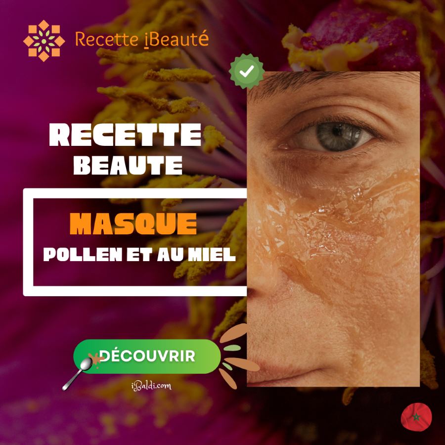Masque au pollen et au miel