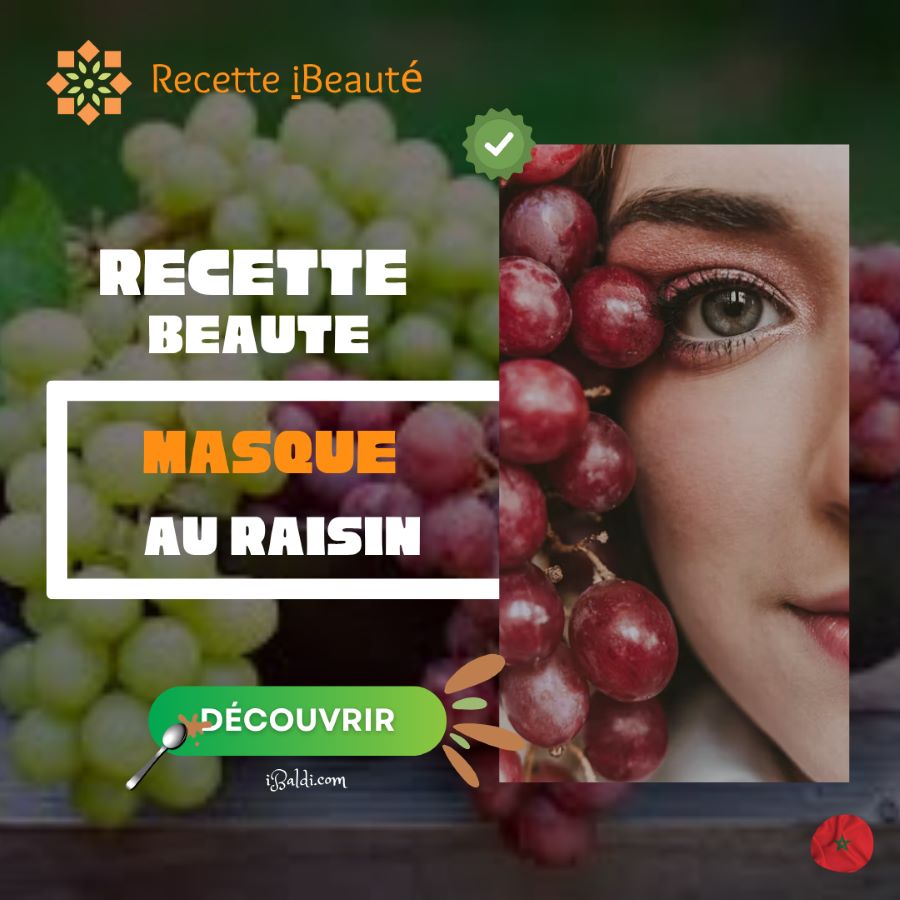 Masque au raisin pour un teint éclatant
