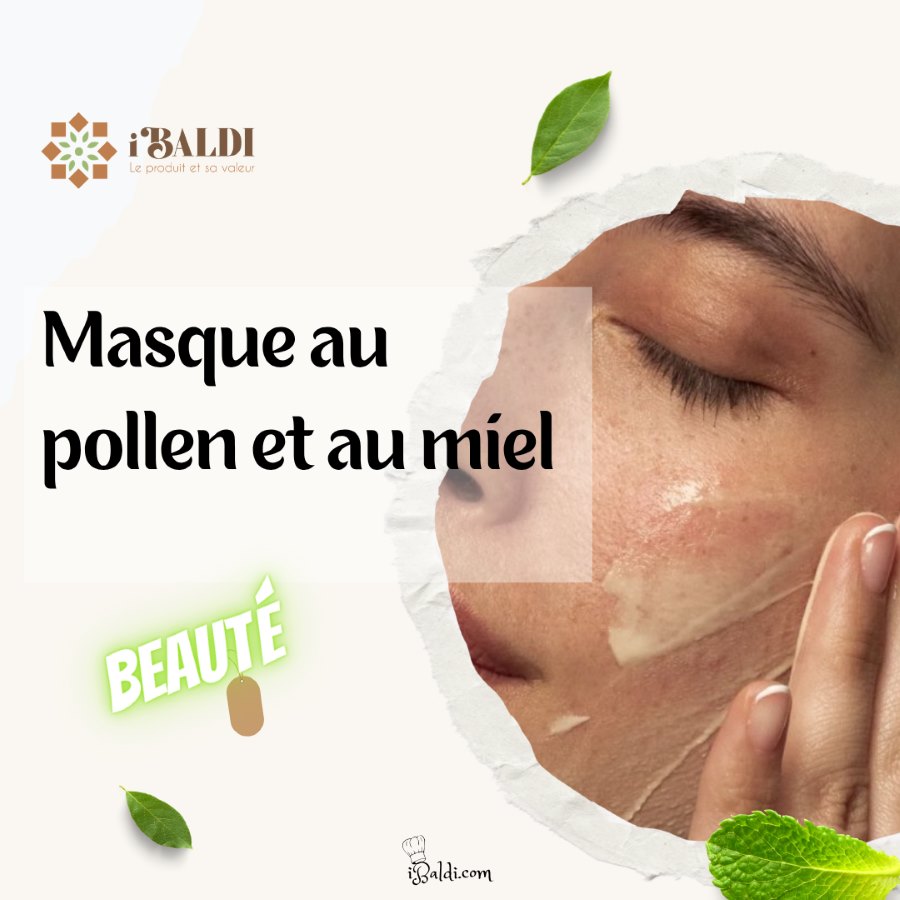 Masque au pollen et au miel