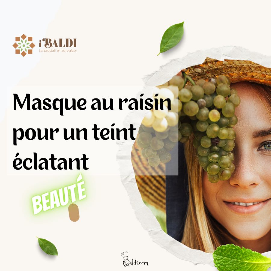 Masque au raisin pour un teint éclatant