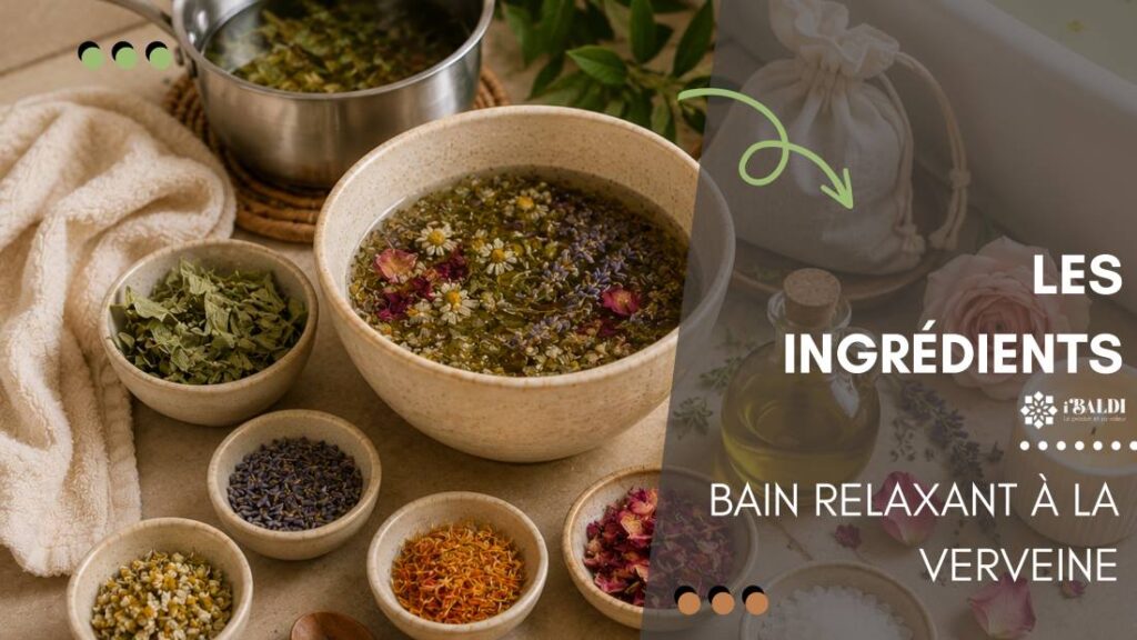 Bain relaxant à la verveine