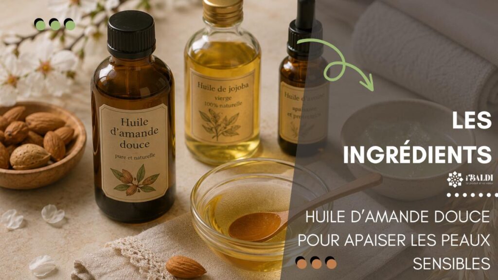 Huile d’amande douce pour apaiser les peaux sensibles
