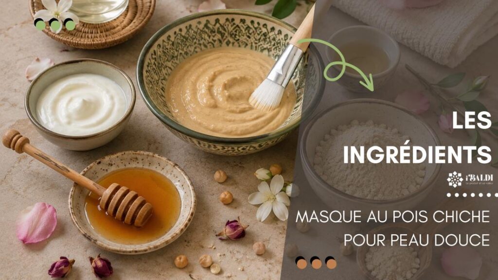 Masque au pois chiche pour peau douce