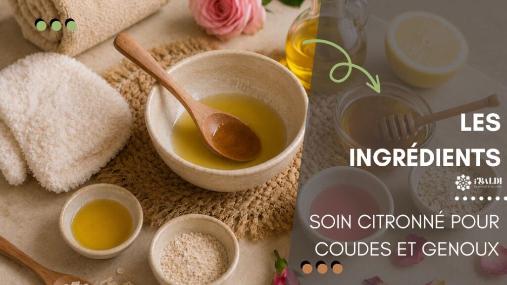 Soin citronné pour coudes et genoux