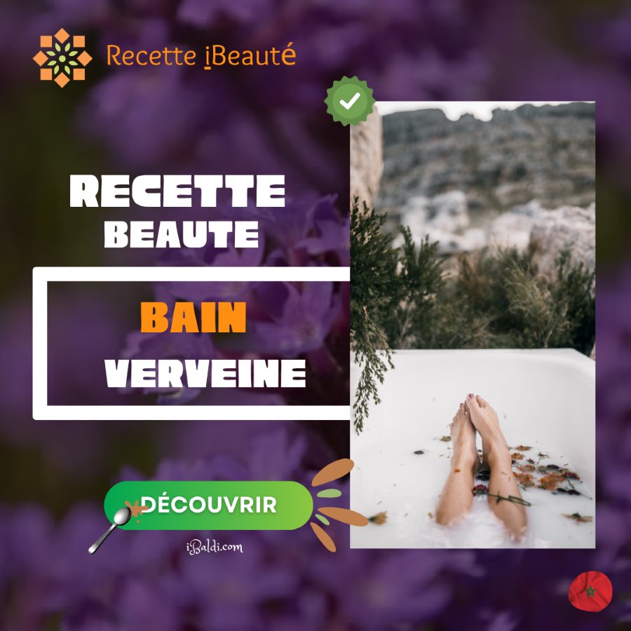 Bain relaxant à la verveine