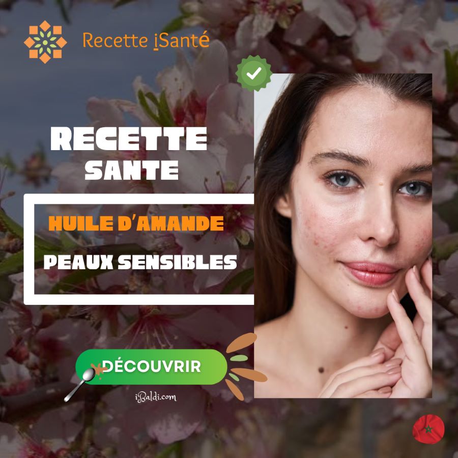 Huile d’amande douce pour apaiser les peaux sensibles
