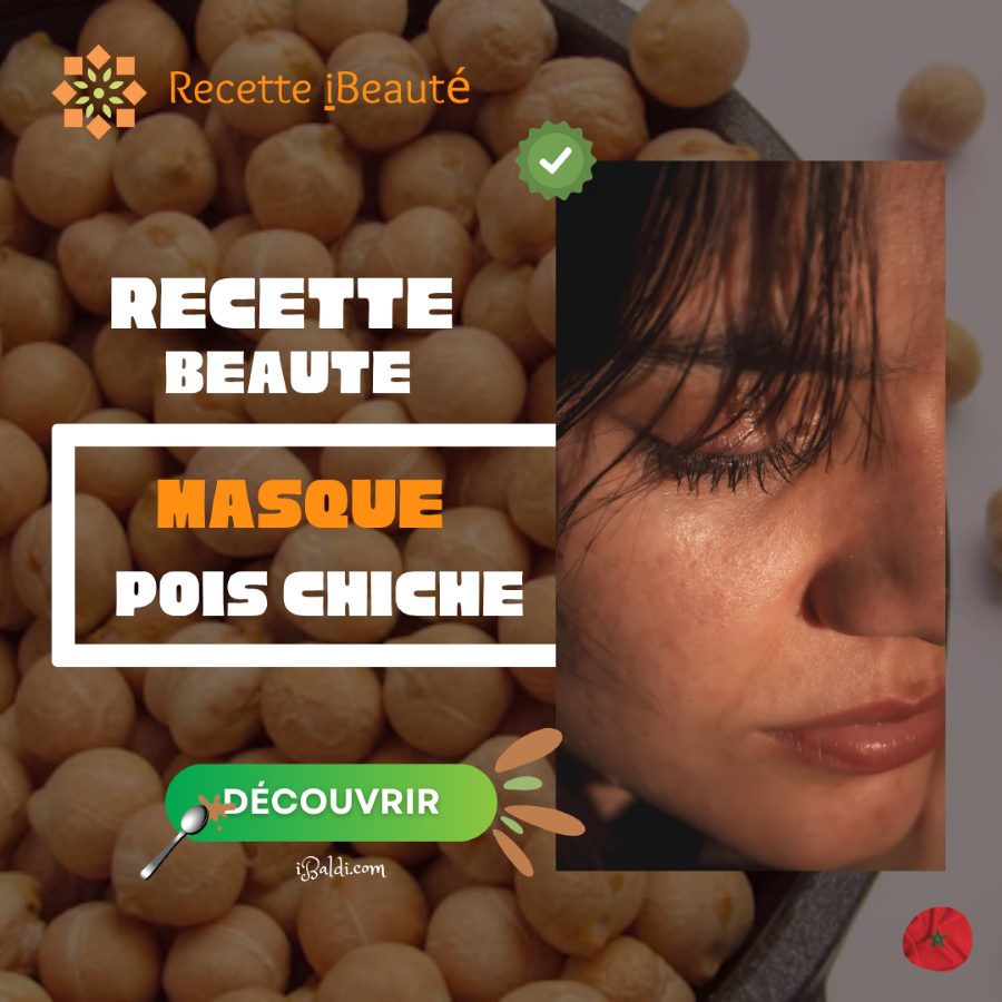 Masque au pois chiche pour peau douce