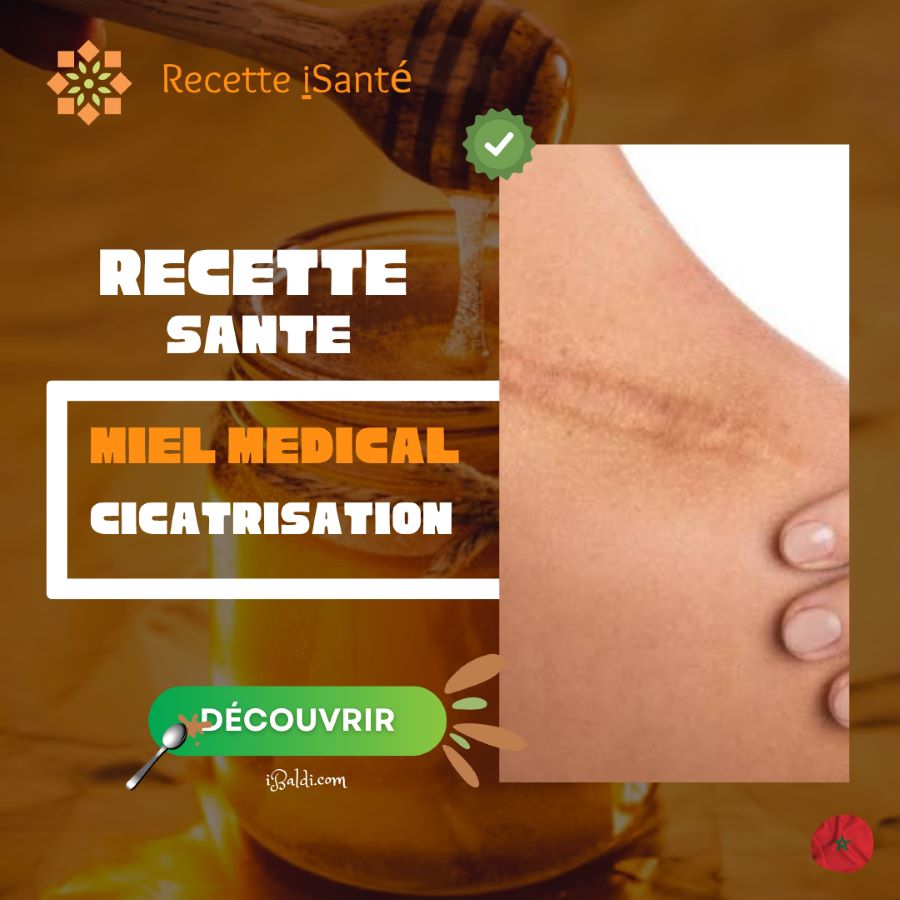 Pansement au miel médical pour accompagner la cicatrisation des plaies