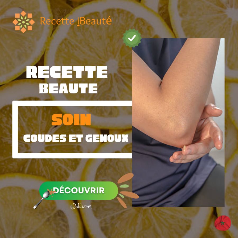 Soin citronné pour coudes et genoux