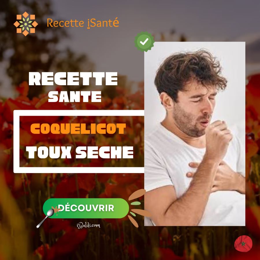 Tisane de coquelicot pour adoucir la toux sèche