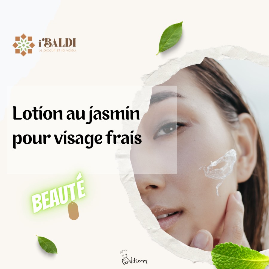 Lotion au jasmin pour visage frais