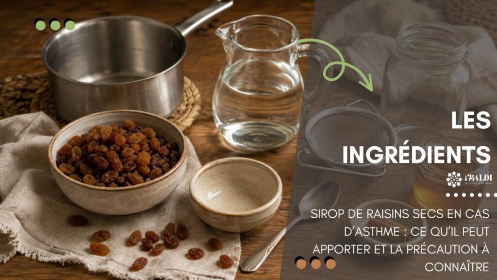 Sirop de raisins secs en cas d’asthme : ce qu’il peut apporter et la précaution à connaître