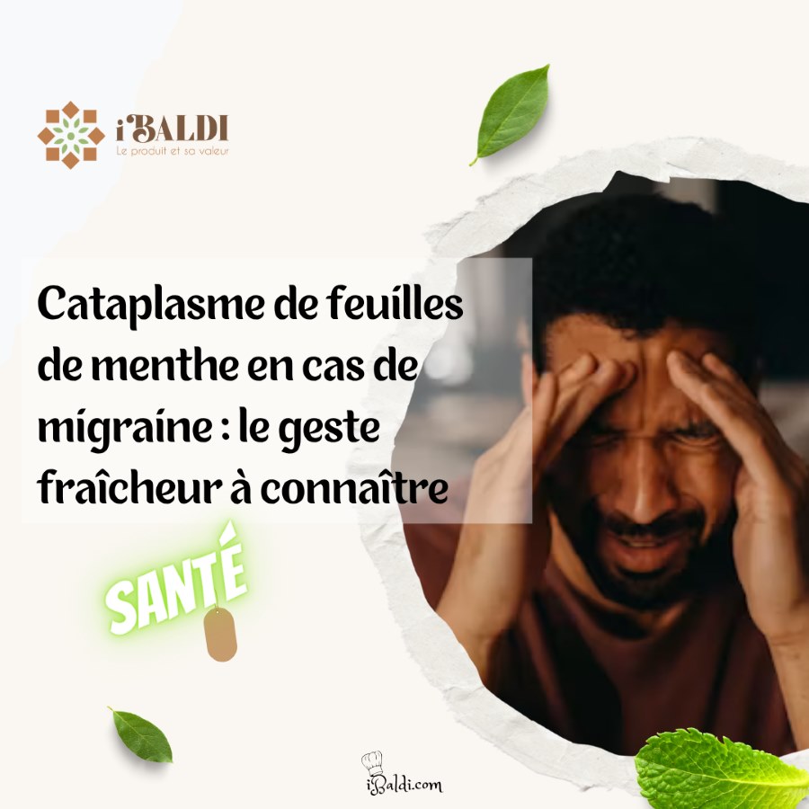 Cataplasme de feuilles de menthe en cas de migraine : le geste fraîcheur à connaître