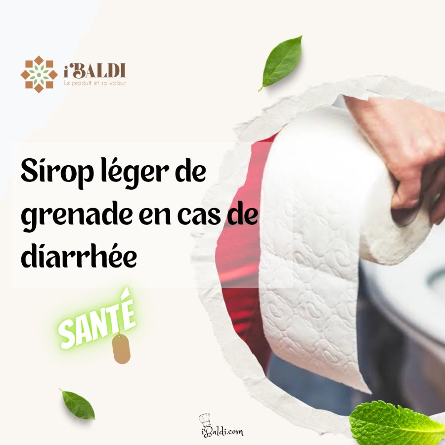 Sirop léger de grenade en cas de diarrhée