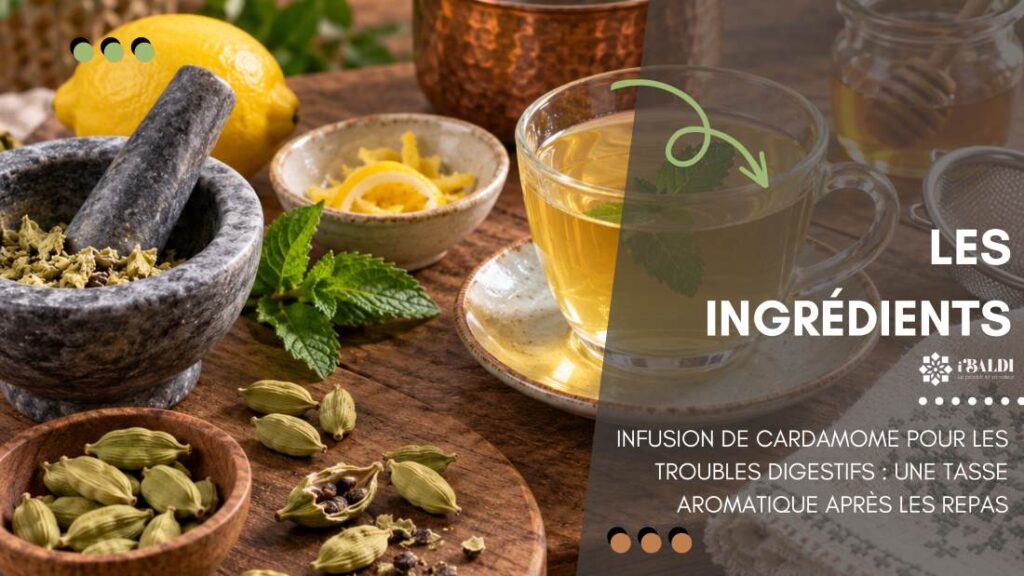 Infusion de cardamome pour les troubles digestifs : une tasse aromatique après les repas