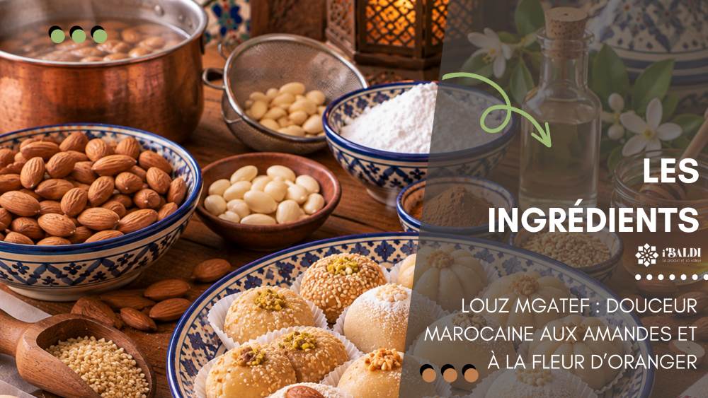 Louz Mgatef : douceur marocaine aux amandes et à la fleur d’oranger