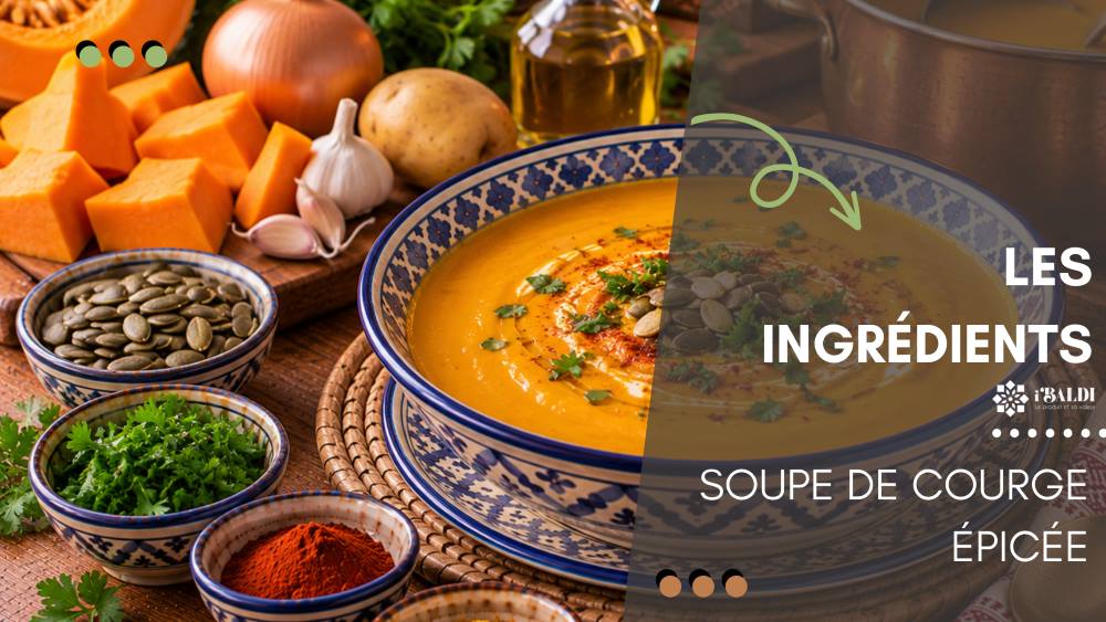Soupe de courge épicée