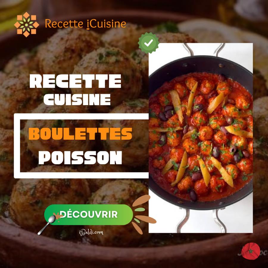 Boulettes de poisson à la chermoula