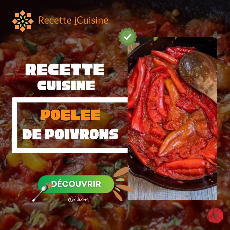 Poêlée de poivrons et tomates confites