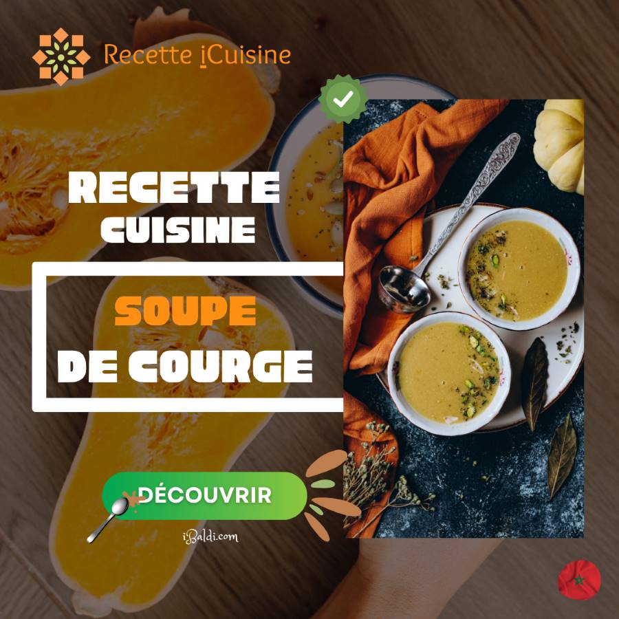 Soupe de courge épicée