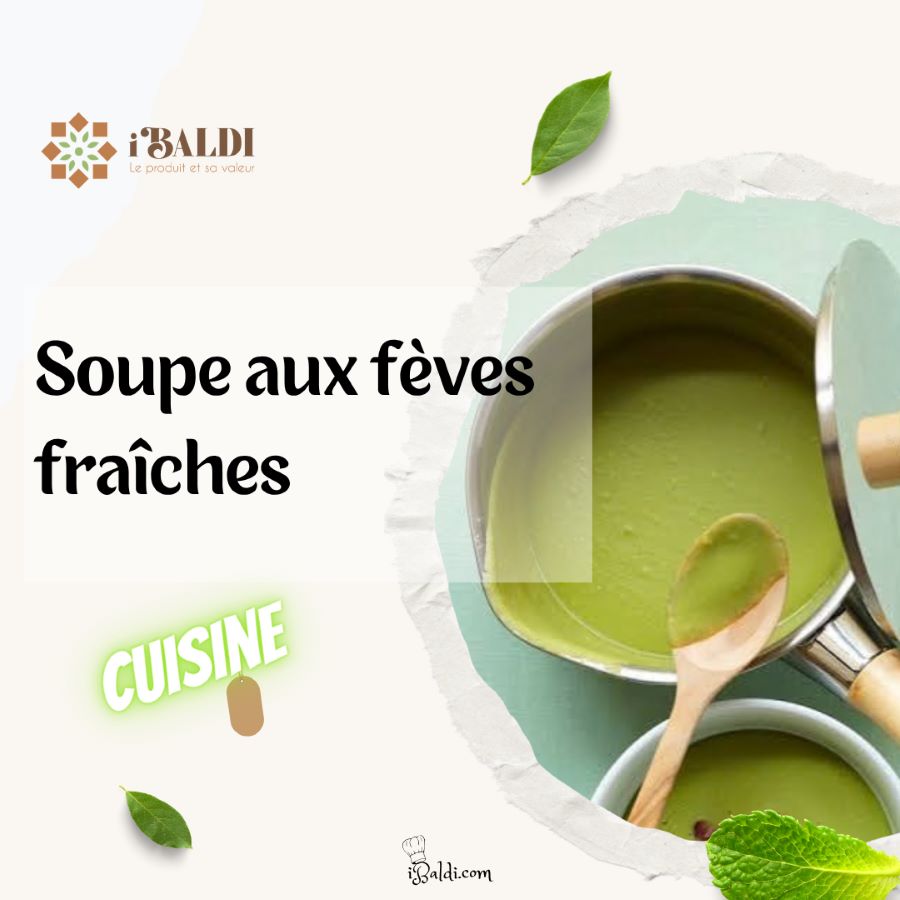 Soupe aux fèves fraîches