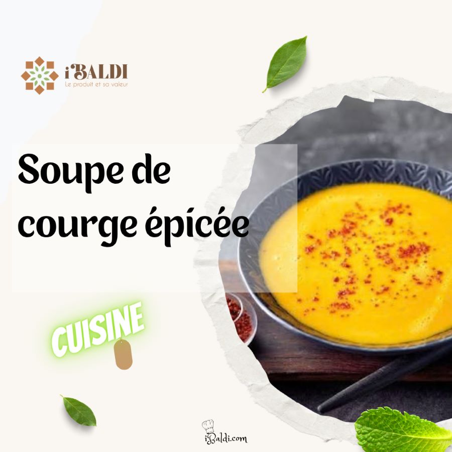 Soupe de courge épicée
