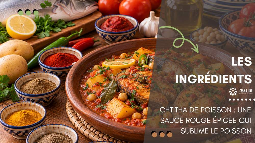 Chtitha de poisson : une sauce rouge épicée qui sublime le poisson